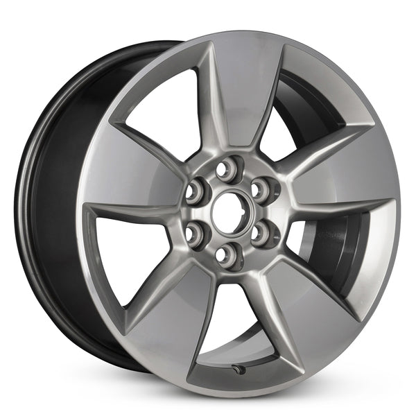 AW05747 Chevrolet Colorado Silver Machined OEM Wheel Rim