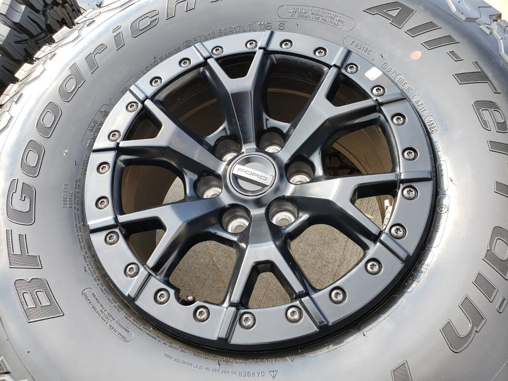 AW10460 Ford F-150 Raptor Matte Black Powder Coated OEM Wheel Rim