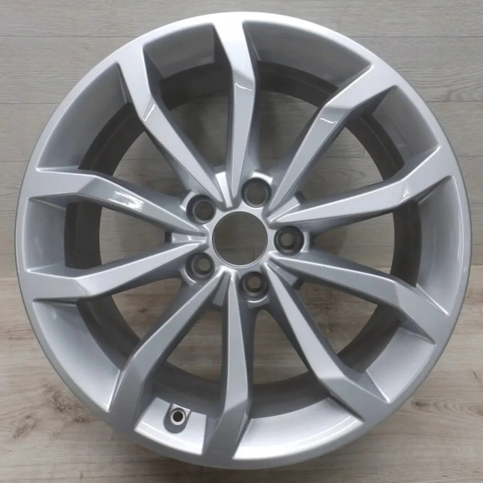 AW59067 Audi A4 Silver Powder Coated OEM Wheel Rim