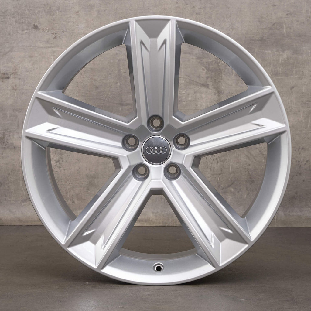 AW59062 Audi Q8 Silver Powder Coated OEM Wheel Rim