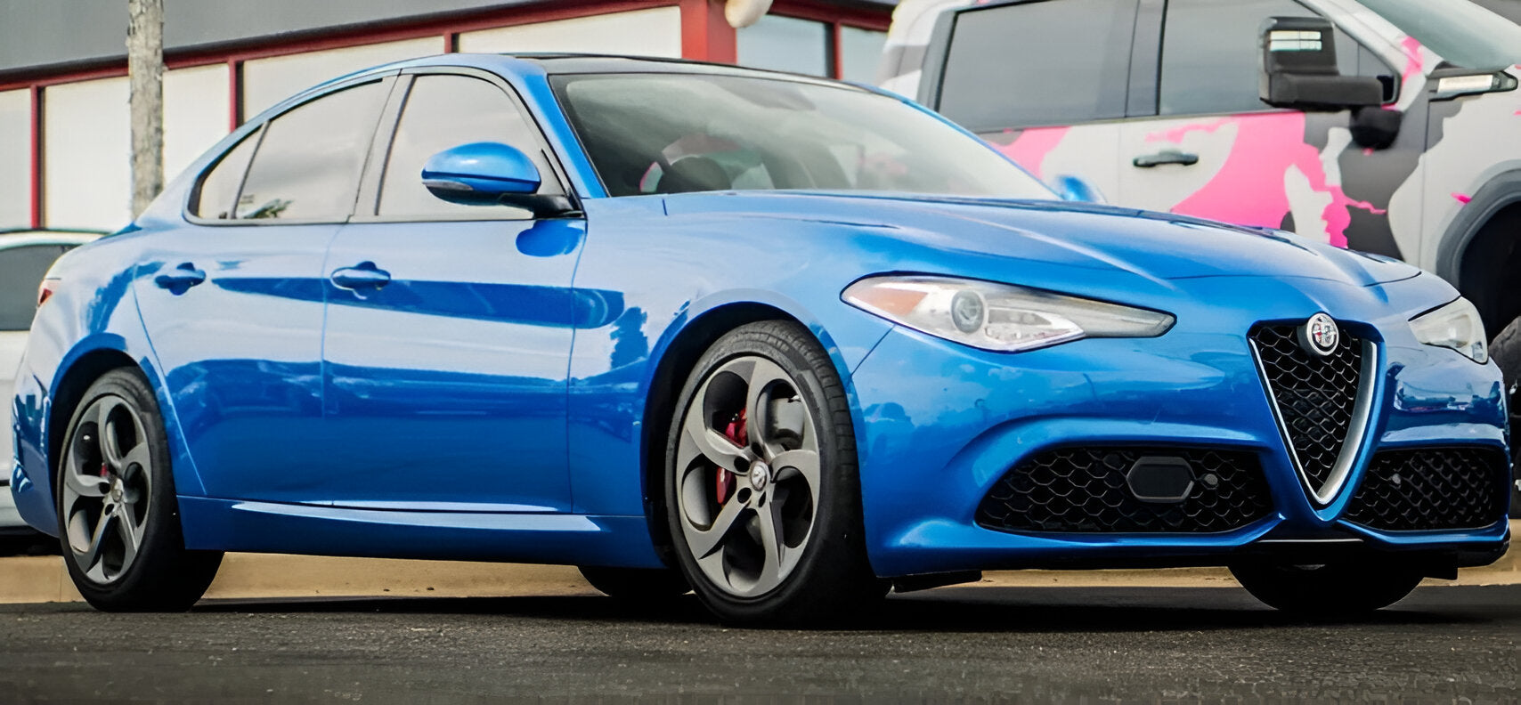 AW58161 Alfa Romeo Giulia Matte Charcoal Powder Coated OEM Wheel Rim