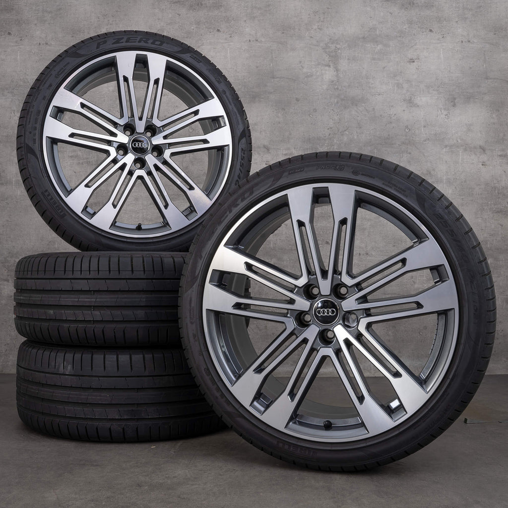 AW59040 Audi SQ5 Charcoal Machined OEM Wheel Rim