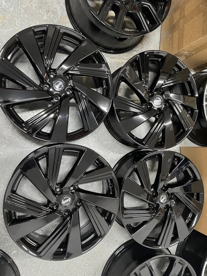 AW62707 Nissan Murano Black Powder Coated OEM Wheel Rim