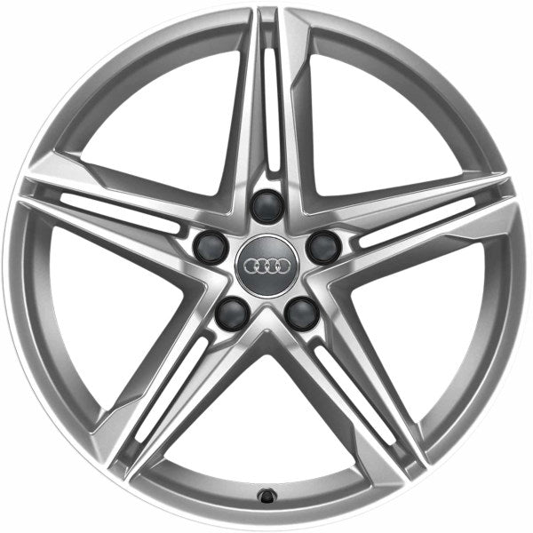 AW59080 Audi A5 S5 Silver Powder Coated OEM Wheel Rim