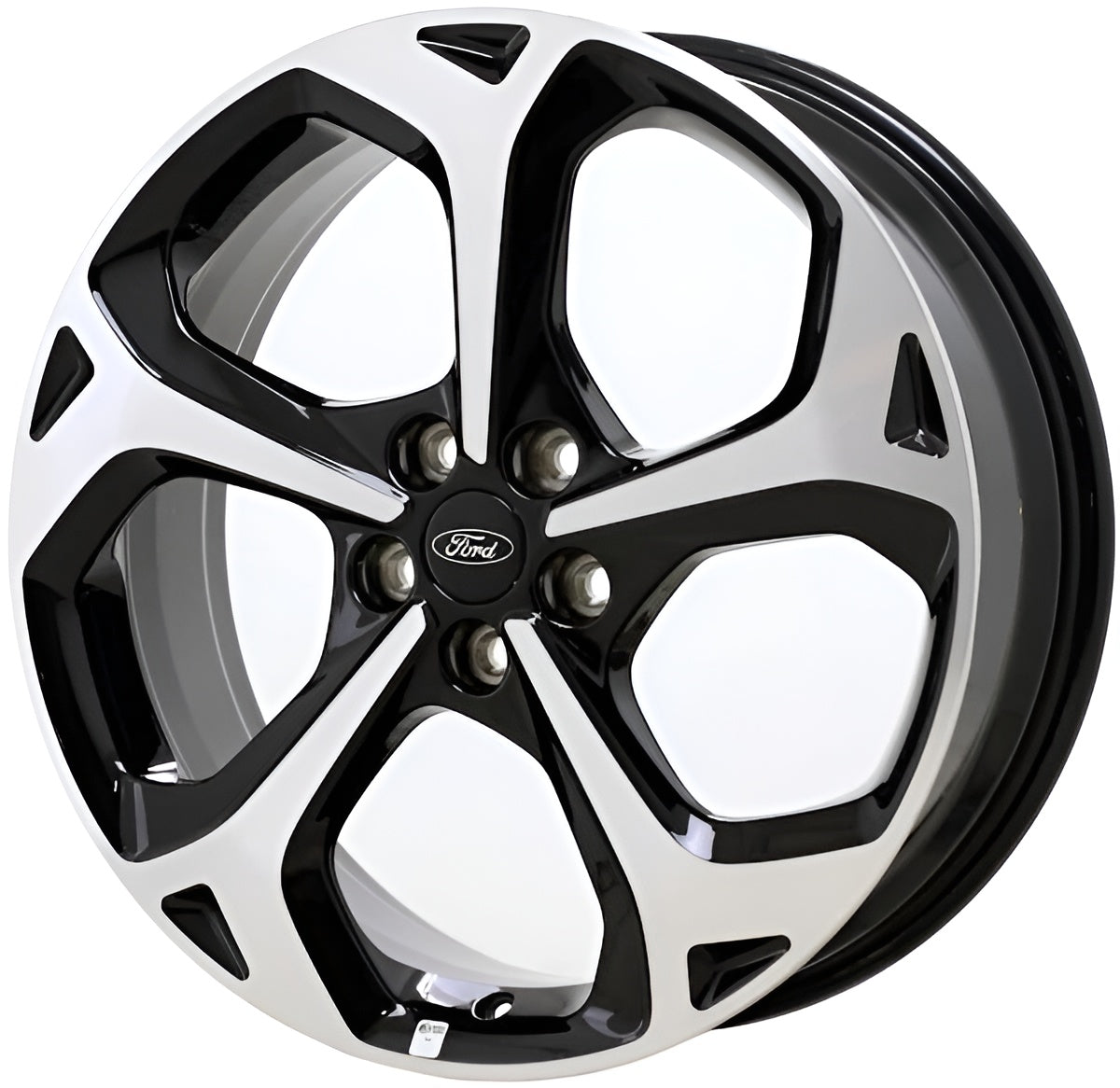 AW10467 Ford Escape Black Machined OEM Wheel Rim