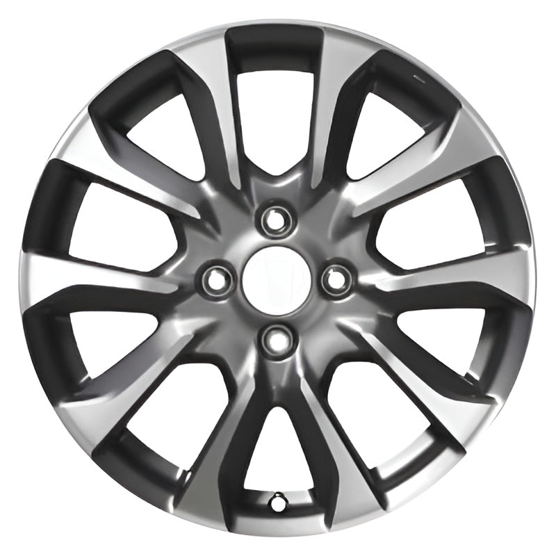 AW64072 Honda Fit Charcoal Machined OEM Wheel Rim