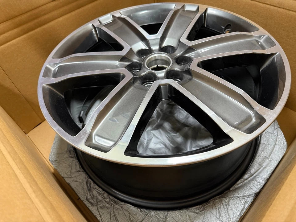 AW05794 GMC Chevrolet Buick Cadillac Charcoal Machined OEM Wheel Rim